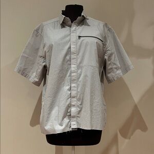 Arc’teryx white button down shirt